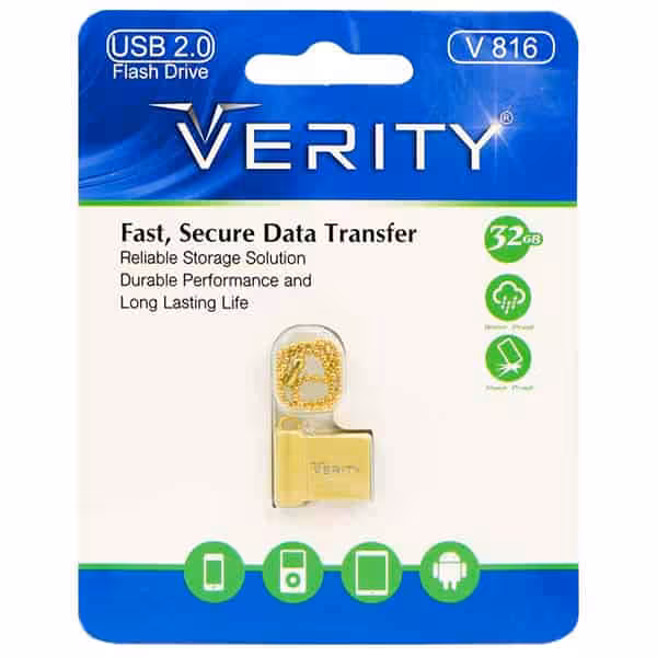 فلش مموری VERITY مدل V816 ظرفیت 32 گیگابایت