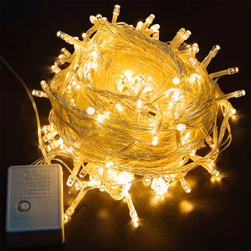 ریسه سوزنی آفتابی با 8 مدل رقص نور  زیبا و حالت ثابت