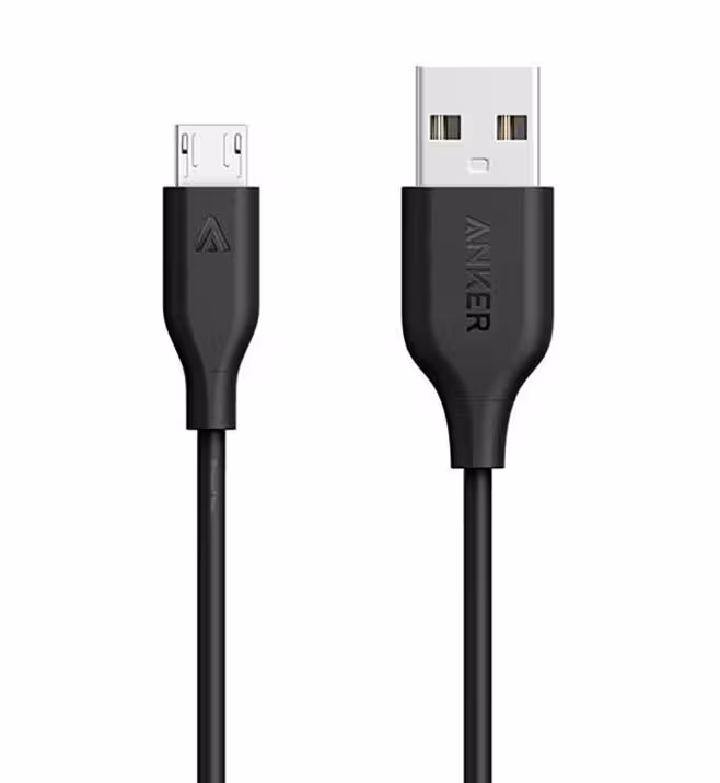 کابل تبدیل USB به microUSB انکر مدل A8134 PowerLine طول 3 متر