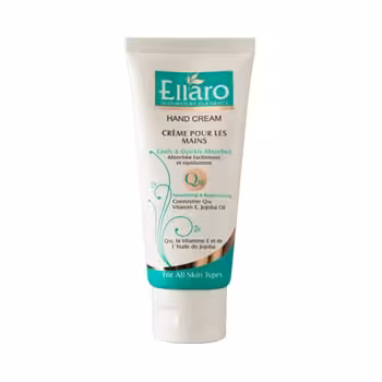 کرم دست مغذی و بازسازی کننده حاوی کوآنزیم Q10 الارو|Ellaro q10 hand cream