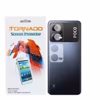 محافظ لنز دوربین تورنادو مدل نانو گلس مناسب برای موبایل شیائومی Poco X5 بسته 40 عددی