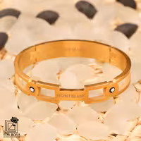 دستبند استیل مونت طلایی 14648