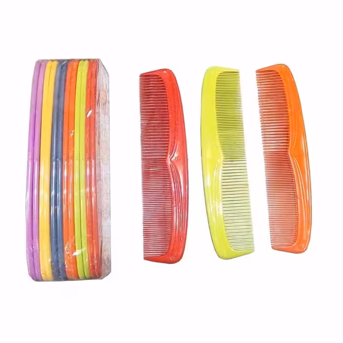 شانه حمام رنگی نگار بسته 12 عددی OZBS-006