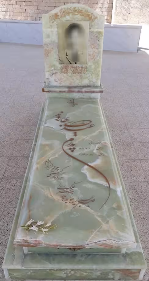 سنگ قبر مرمر سبزکد80808