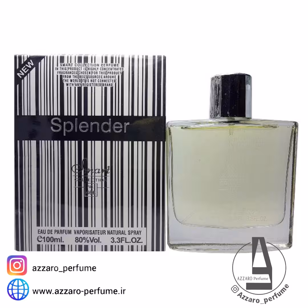 ادکلن مردانه اسمارت کالکشن مدل Splender شماره 466 حجم 100 میل