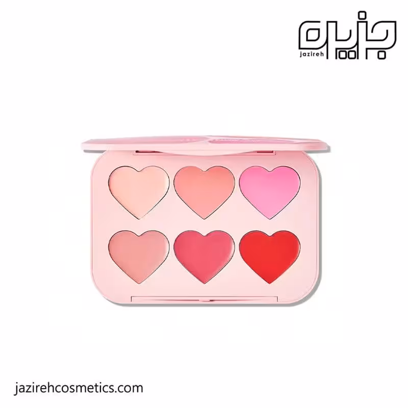 پالت رژگونه قلبی شیگلم مدل Blushing Bouquet