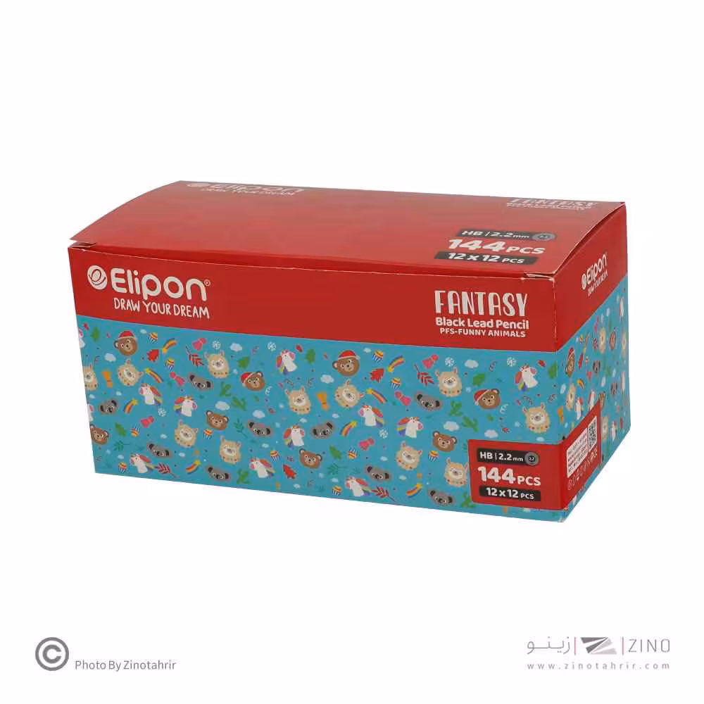 مداد مشکی (بدنه فانتزی طرح دار) الیپون کد8102150