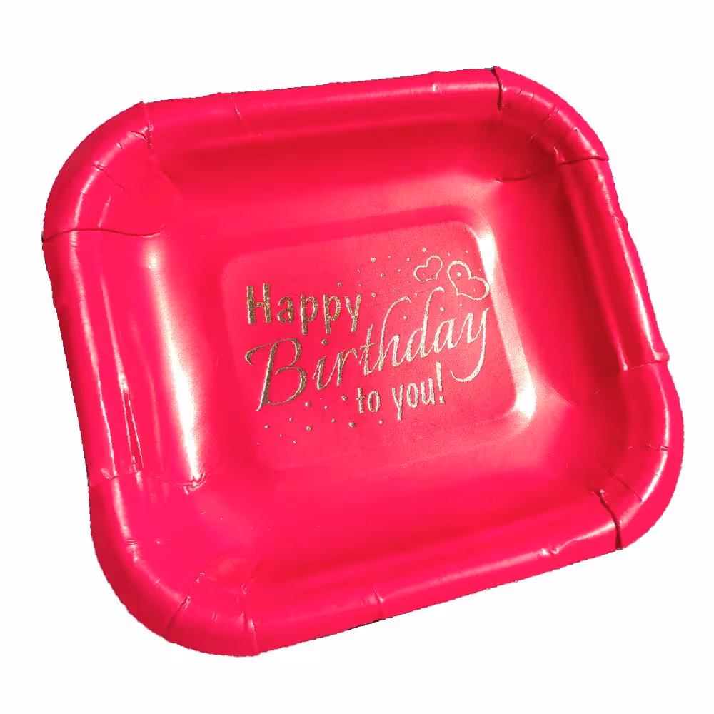 پیش دستی پاستیلی طلاکوب آلبالویی