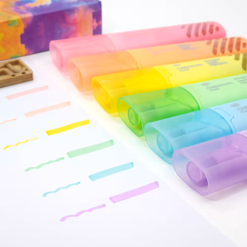 ماژیک هایلایتر پاستلی بزرگ با جوهر مایع سی کلاس CREATORS CLASS (C Class) Liquid (Liqeo) highlighter Pastel HP 3128