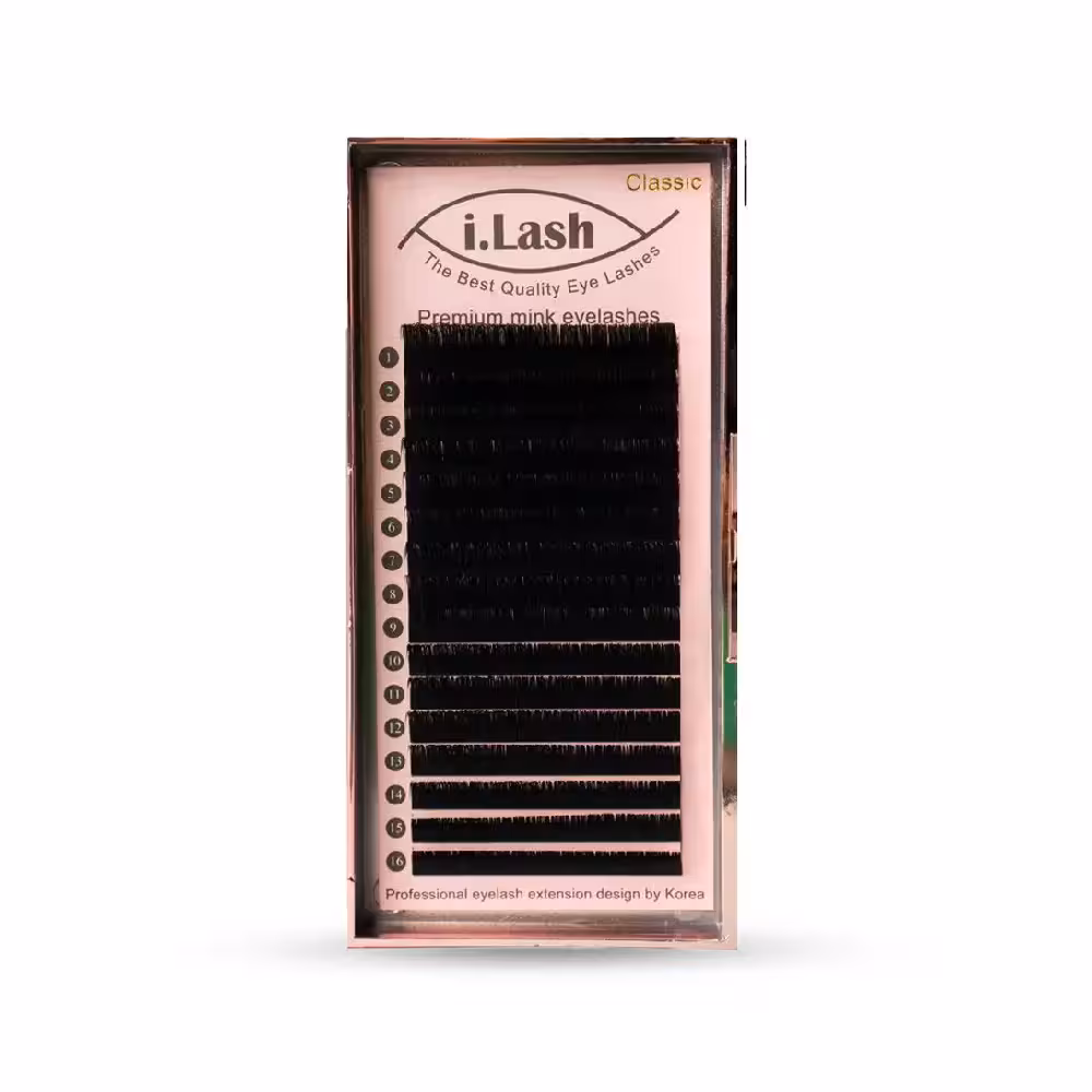 پالت مژه اکستنشن والیوم 20 لاین آی لش ILASH تک سایز 13 ضخامت 007 فر C - فروشگاه میرکمالی