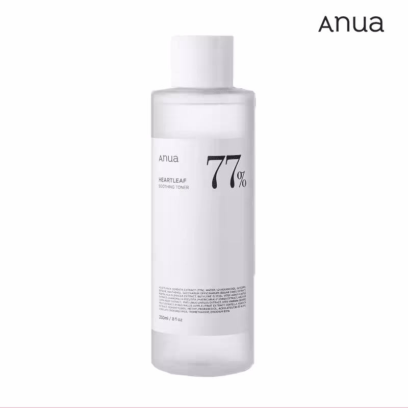 تونر تسکین دهنده آنوا حجم 250 میل ANUA HEARTLEAF77% SOOTHING TONER