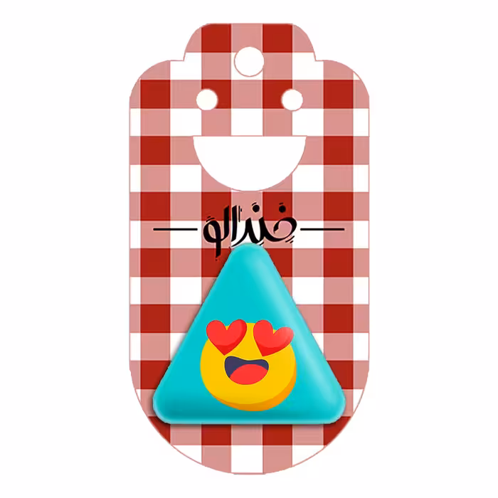 پیکسل خندالو طرح ایموجی مدل مثلثی کد 3014