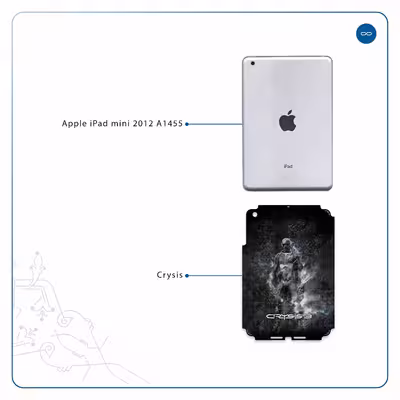 برچسب پوششی ماهوت مدل Crysis مناسب برای تبلت اپل iPad mini 2012 A1455