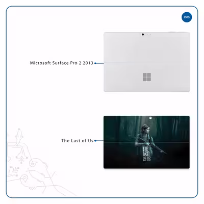برچسب پوششی ماهوت مدل The Last of Us مناسب برای تبلت مایکروسافت Surface Pro 2 2013
