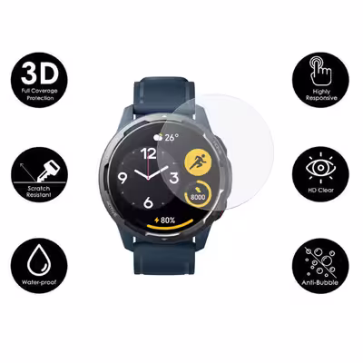 محافظ صفحه نمایش لاین مدل RB007 مناسب برای ساعت هوشمند شیایومی Watch Color 2 بسته سه عددی