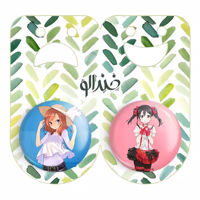 پیکسل خندالو مدل ماکی نیشیکینو انیمه لاو لایو کد 1828518283 مجموعه 2 عددی