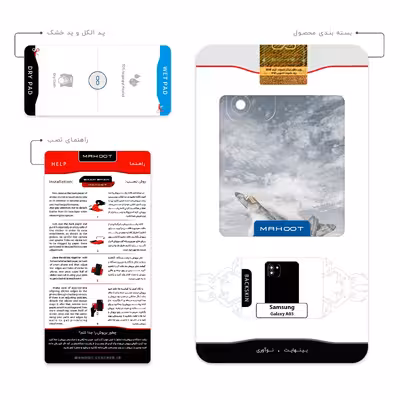 برچسب پوششی ماهوت مدل F_22 مناسب برای گوشی موبایل سامسونگ Galaxy A03