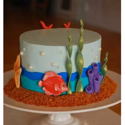 سیلیکون قالب گیری به گز مدل ماهی آکواریوم مجموعه 2 عددی