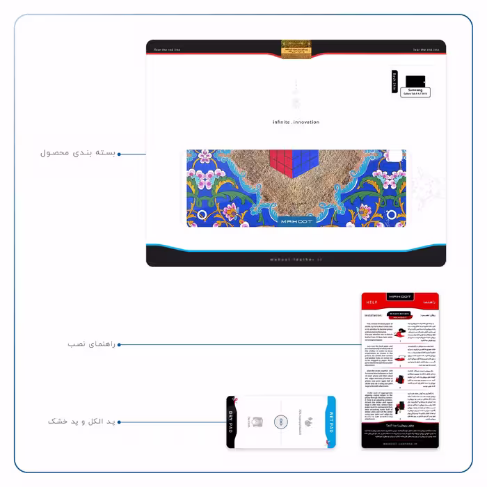برچسب پوششی ماهوت مدل Maryams Mathematics مناسب برای تبلت سامسونگ Galaxy Tab A 9.7 2015 T550