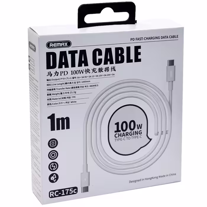کابل USB-C ریمکس مدل RC-175c طول 1 متر