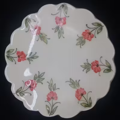  ست فنجان نعلبکی سرامیکی هیوا طرح پیچک کد 10880914