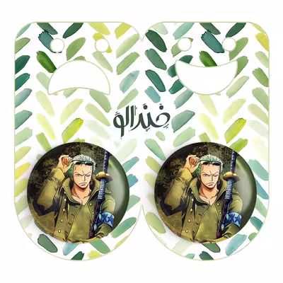 پیکسل خندالو مدل رورونا زورو انیمه وان پیس One Piece کد 11411 به همراه مگنت