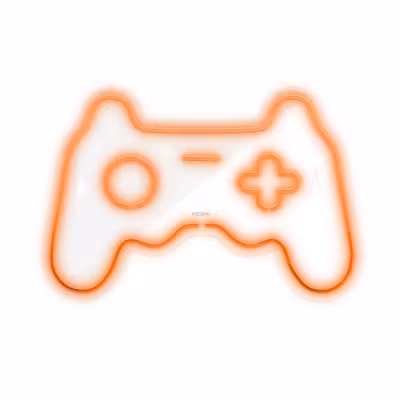 چراغ دیواری نئون دیزاین طرح Game-Controller