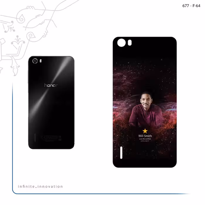 برچسب پوششی ماهوت مدل Will Smith مناسب برای گوشی موبایل آنر 6