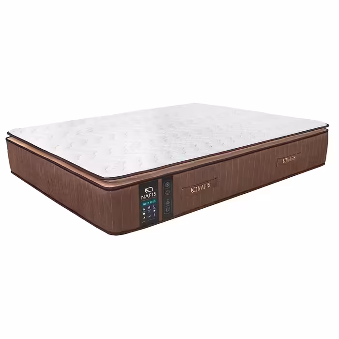 تشک نفیس مدل طبی فنری منفصل اسلیپ پلاس B دونفره سایز 200x180 سانتی متر 