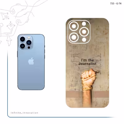 برچسب پوششی ماهوت مدل Journalist مناسب برای گوشی موبایل اپل iPhone 13 Pro Max