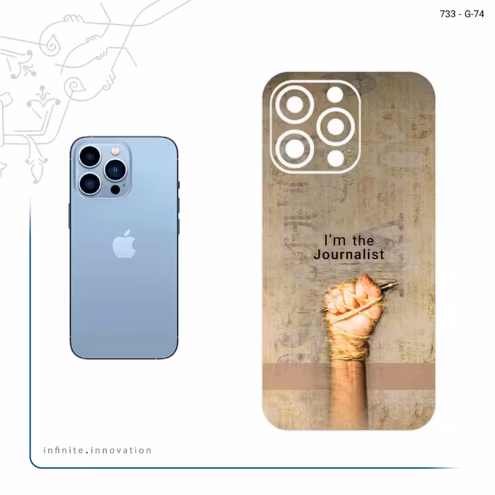 برچسب پوششی ماهوت مدل Journalist مناسب برای گوشی موبایل اپل iPhone 13 Pro Max