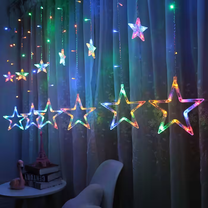 ریسه ال ای دی طرح ستاره طول 2.5 متر