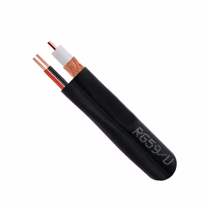 کابل RG59 ترکیبی پارس الکتریک مدل RG 0 7 96 طول 44 متر