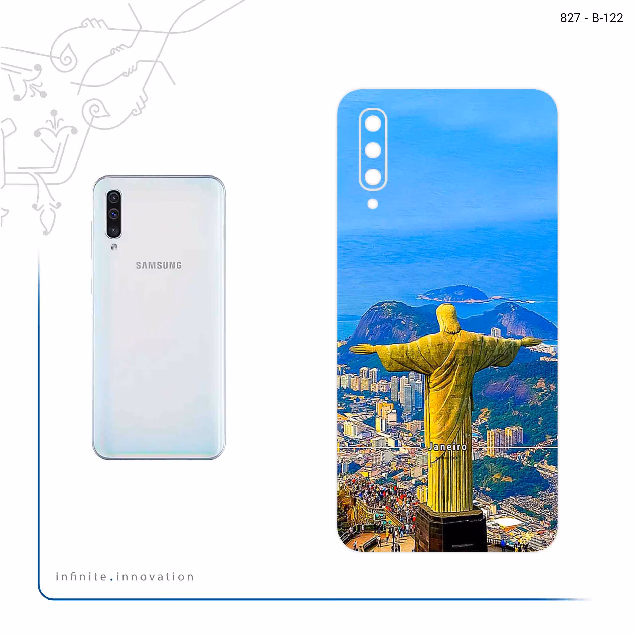 برچسب پوششی ماهوت مدل City of Rio de Janeiro مناسب برای گوشی موبایل سامسونگ Galaxy A50