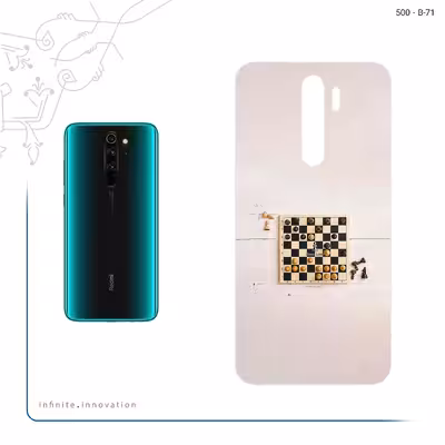 برچسب پوششی ماهوت مدل Chess مناسب برای گوشی موبایل شیائومی Redmi Note 8 Pro