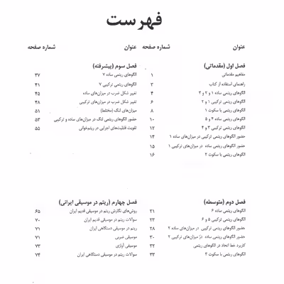 کتاب ریتم خوانی اثر رامتین اسکروچی انتشارات فرهنگ و هنر