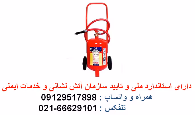 کپسول آتش نشانی پودر وگاز 25 کیلوگرمی دژ