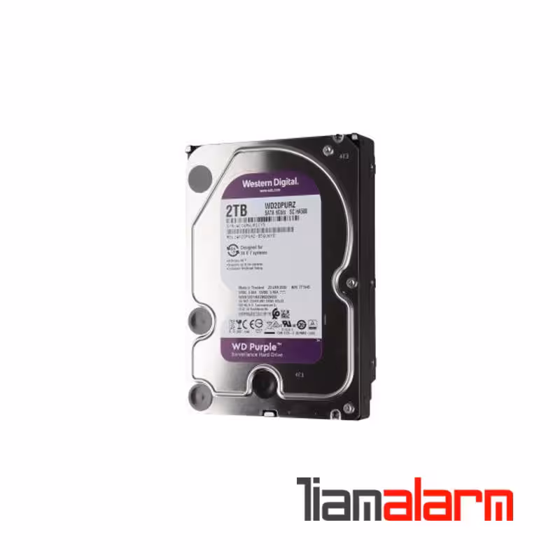 هارد وسترن 2 ترابایت بنفش با ضمانت حامی