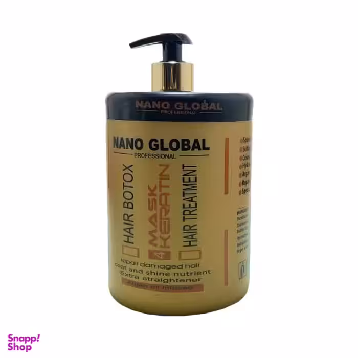 ماسک مو نانو گلوبال مدل کراتین حجم 1000 میلی لیتر