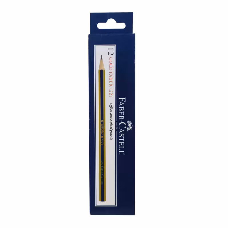مداد طراحی فابر کاستل مدل B6 بسته 12 عددی | چاوه