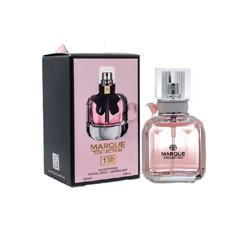 عطر ادکلن زنانه ایو سن لوران مون پاریس فراگرنس ورد مارکویی کد 130 (Fragrance world Marque Yves Saint Laurent Mon Paris) حجم 30 میل