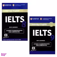 کتاب Cambridge English IELTS اثر جمعی از نویسندگان نشر سپاهان جلد 8 و 9