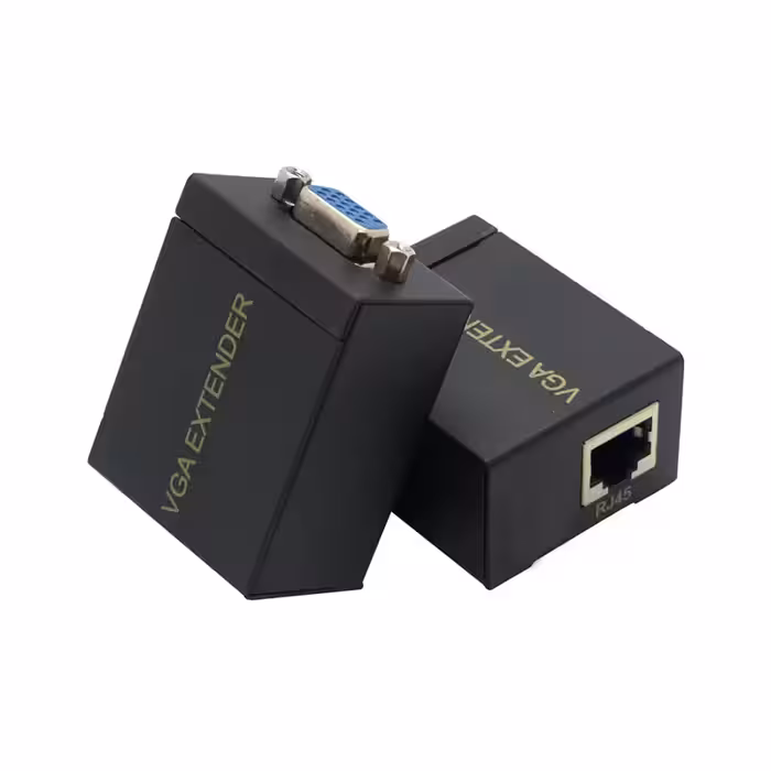 اکستندر افزایش‌دهنده VGA بر بستر شبکه (LAN) از طریق کابل CAT5/6