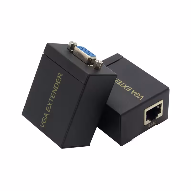 اکستندر افزایش‌دهنده VGA بر بستر شبکه (LAN) از طریق کابل CAT5/6