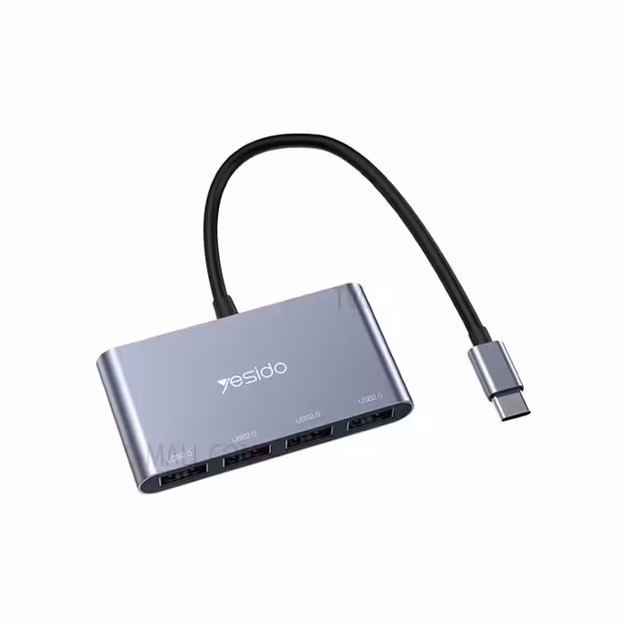هاب 4 پورت یسیدو YESIDO HB13 USB C Hub Aluminum Type C Adapter