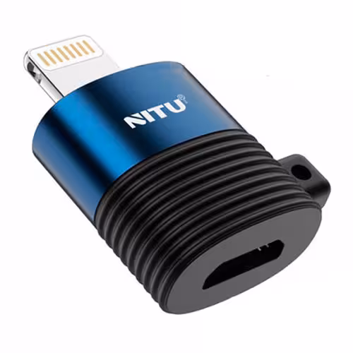 تبدیل micro USB به لایتنینگ نیتو مدل CN12