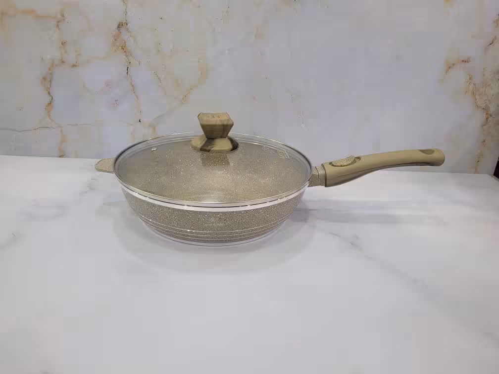 تابه چدن گرانیت مارک لایف اسمایل سایز 28 سانتی