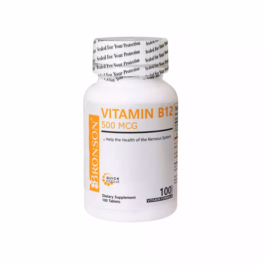 ویتامین ب12 برونسون 500 میکرو گرم  (60 عددی)
