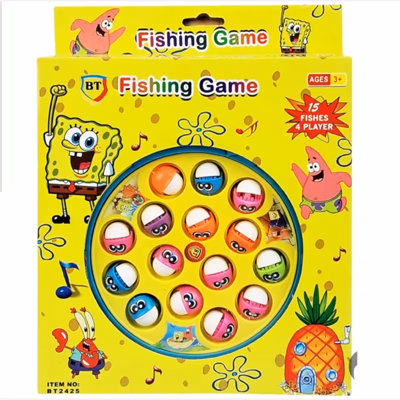 اسباب بازی ماهیگیری باطری خور باب اسفنجی