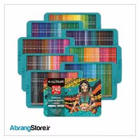 مدادرنگی 240 رنگ جعبه فلزی کالور | KALOUR Colored Pencil